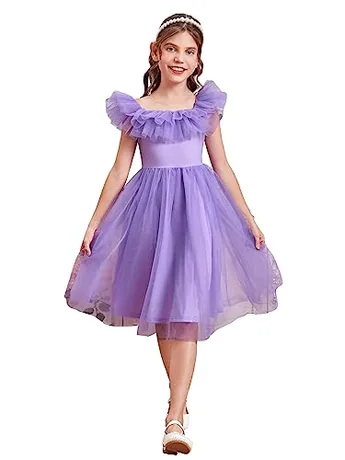 Mesh Dress, Lilac
