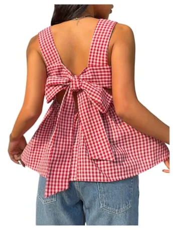 Plaid Lingerie, Red