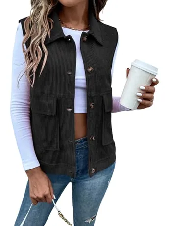 Sleeveless Jacket, Black
