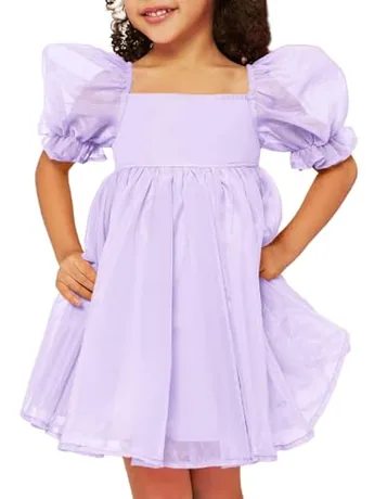 Midi Mesh Dress, Purple (5T)