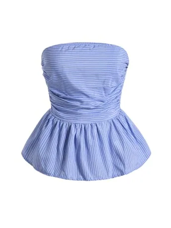 Striped Lingerie, Blue