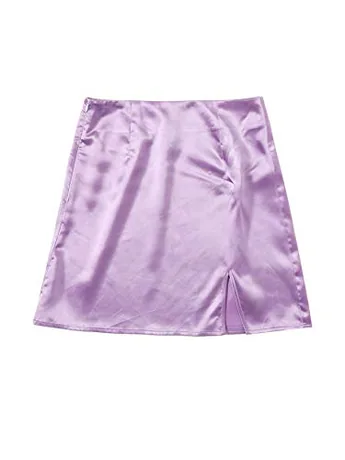 Mini Bodycon Skirt, Purple