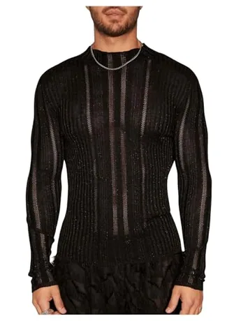 Long Sleeve Knitwear, Black