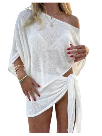 Mini Off Shoulder Outfit Set, White