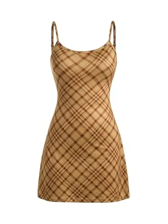 Mini Plaid Dress
