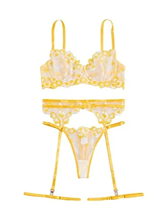 Mesh Underwear, Yellow