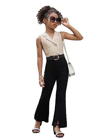 Sleeveless Jumpsuit, Khaki