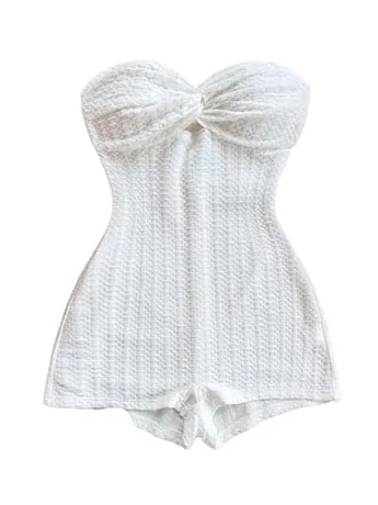 Romper, White