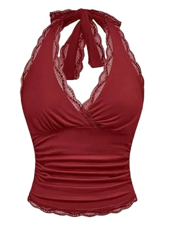 Leopard Cami, Burgundy (Medium)