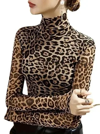 Long Sleeve Leopard Shirt