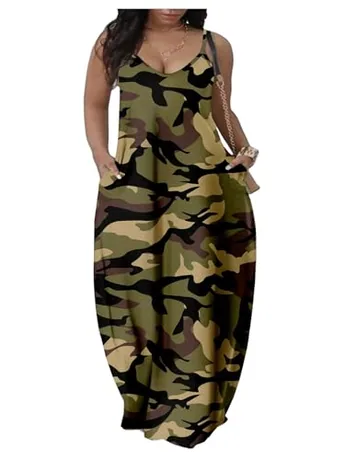 Maxi Dress, Green (Medium)