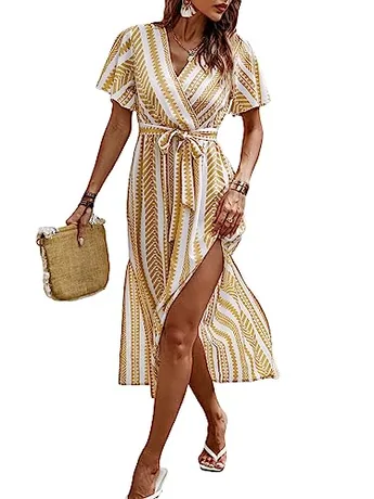 Maxi Dress, Yellow