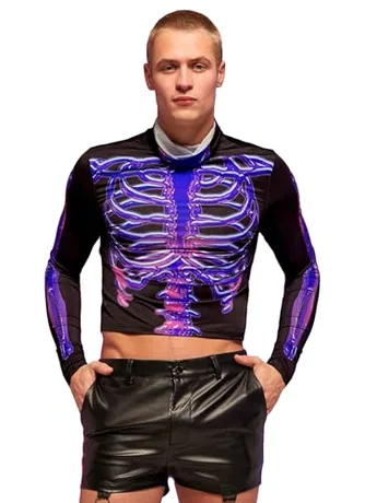 Long Sleeve Graphic Blouse, Multicolour