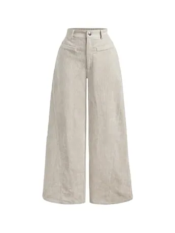 High Waisted Trousers, Khaki
