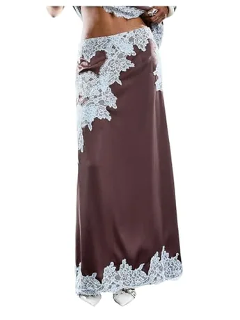 Lace Skirt, Coffee