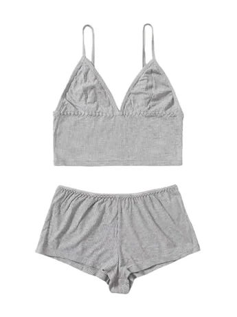 Knit Outfit Set, Grey (Medium)
