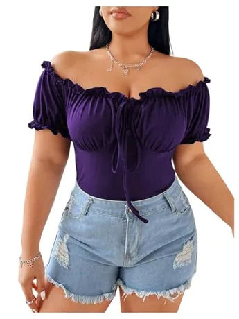 Plus Size T-Shirt, Purple