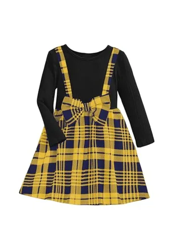 Long Sleeve Knit Dress, Multicolour