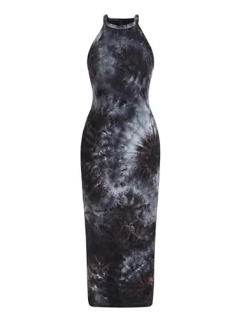 Sleeveless Bodycon Dress, Grey