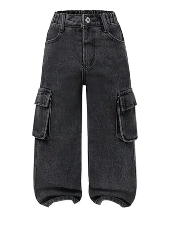 Denim Jeans, Black (4T)