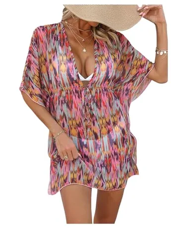Tie Dye Cover Up, Purple
