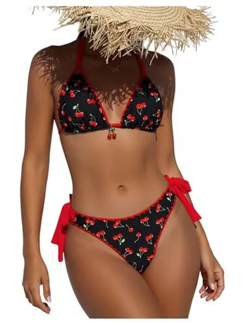 Halter Swimsuit, Black