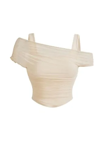 Short Sleeve Mesh T-Shirt, Apricot (Small)