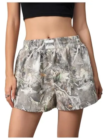 Mini Leopard Shorts, Apricot