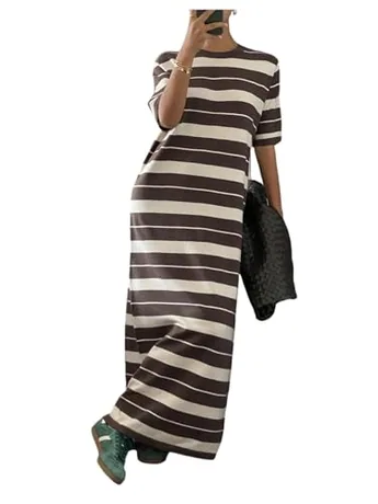Maxi Knit Knitwear, Brown