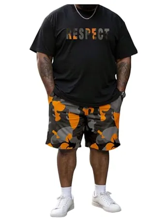 Outfit Set, Orange (5X-Large Plus)