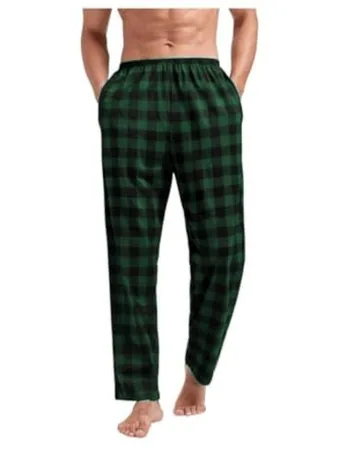 Plaid Sleep Set, Green