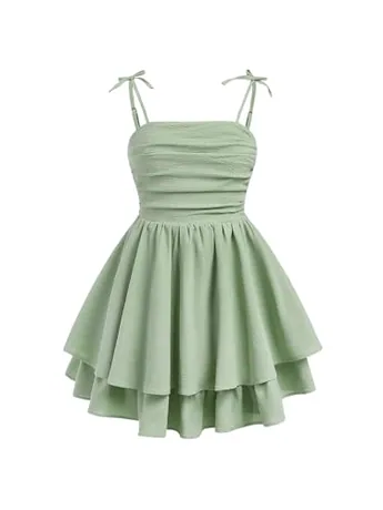Ruched Dress, Mint