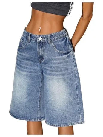 Wide Leg Denim Jeans