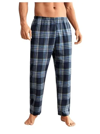 Plaid Sleep Set, Blue (X-Large)