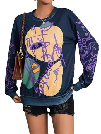 Graphic Knitwear, Navy