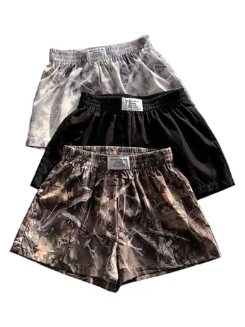 Plus Size Wide Leg Shorts, Multicolour (5X-Large Plus)