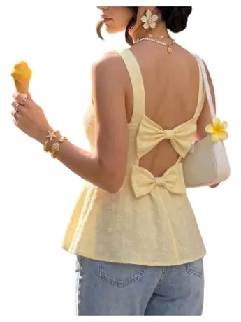 Floral Cami, Yellow (Medium)
