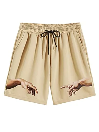 Graphic Shorts, Khaki (X-Large)