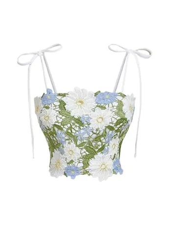 Floral Cami, Green