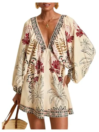 Floral Dress, Multicolour (Large)