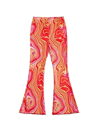 High Waisted Trousers, Orange (6 Years)