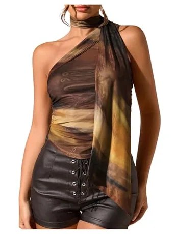 Halter Top, Coffee