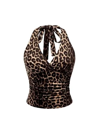 Leopard Cami, Multicolour (X-Large)