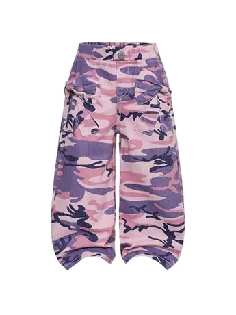 High Waisted Denim Jeans, Pink (4T)