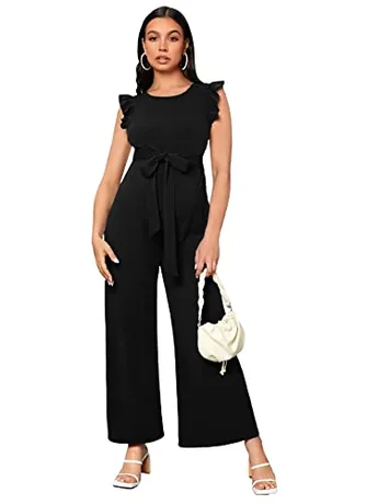 Sleeveless Jumpsuit, Black