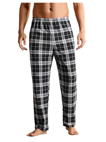 Plaid Sleep Set, Black