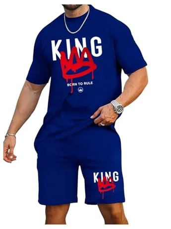 Graphic Outfit Set, Blue