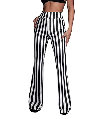 Floral Trousers, Black