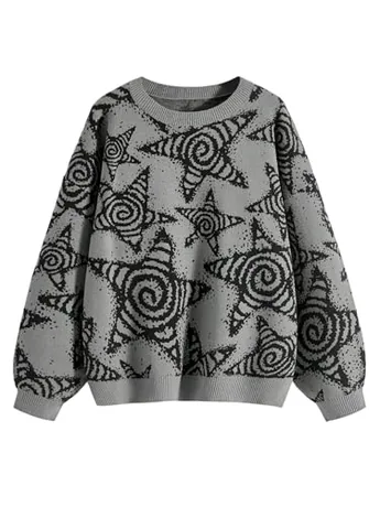 Knit Knitwear, Grey (Large)