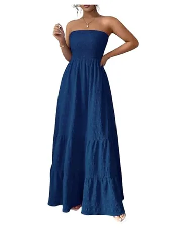 Maxi Dress, Blue